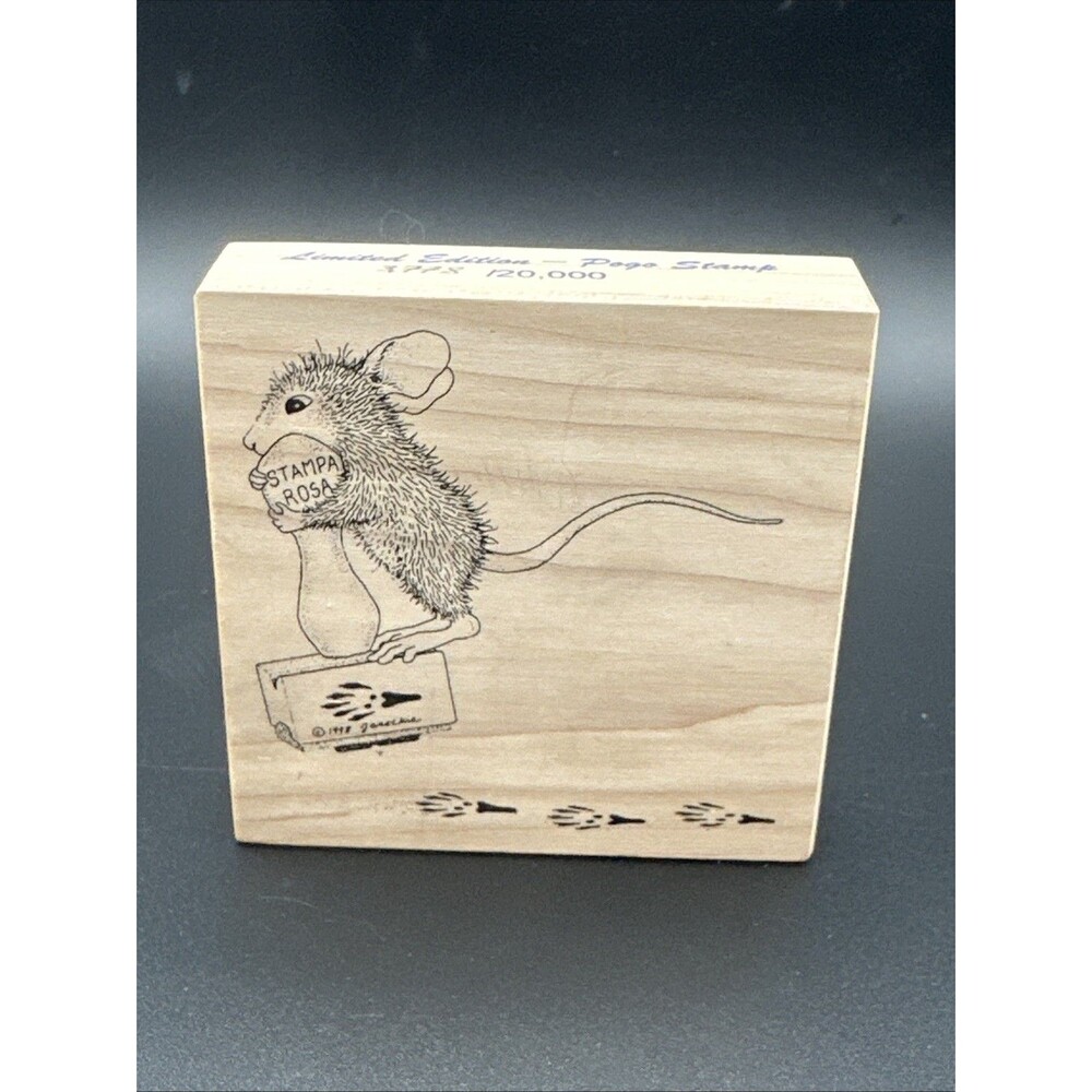HOUSE MOUSE DESIGNS POGO STAMP LIMITED EDITION RUBBER STAMP